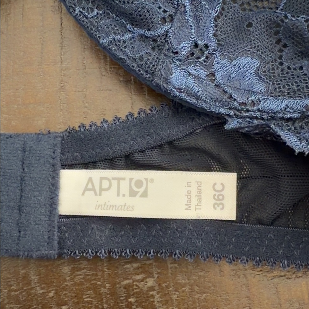 Apt. 9 Lace Underwire Bra - Dark Blue - Picture 2 of 2